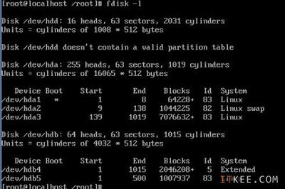linux下fdisk命令的用法详解 fdisk命令详解
