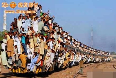 领教印度火车速度 印度人坐火车