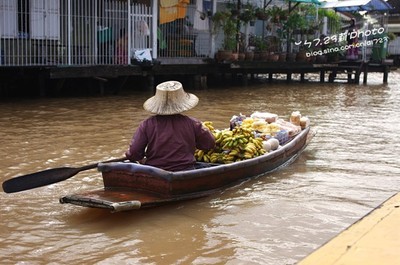 泰国行（一）不复存在的湄南河水上市场_723 泰国湄南河水上市场