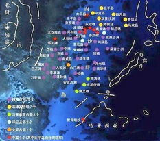 中国和周边国家在南海西沙群岛实际控制现状 南海西沙群岛地图