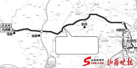 临县到太原将更快太佳高速和太古高速将相通 太原到太佳高速入口