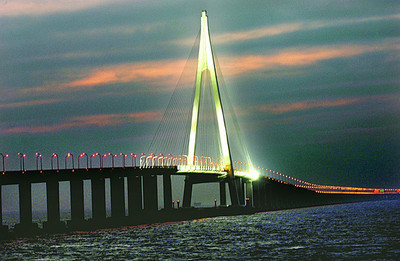 杭州湾跨海大桥【美图欣赏】 杭州湾跨海大桥的图片