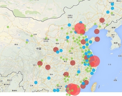 中国一二三线城市分布图 中国城市分布图
