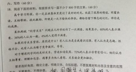 2012年新课标卷高考作文题解读 2012年上海高考作文题