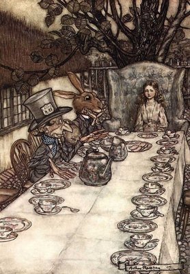 ArthurRackham的《愛麗絲夢游仙境記》 爱丽丝梦游仙境