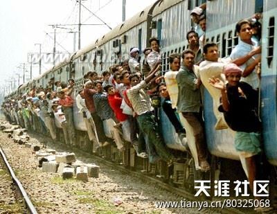 看印度人怎样乘火车 乘火车能带水果刀吗