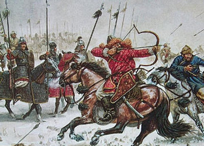 战史今日------1241年4月11日，赛约河之战打响。 cm1241