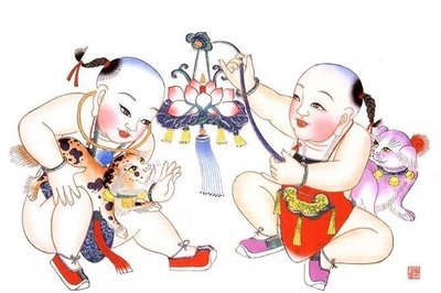 中国传统年画欣赏 中国传统年画