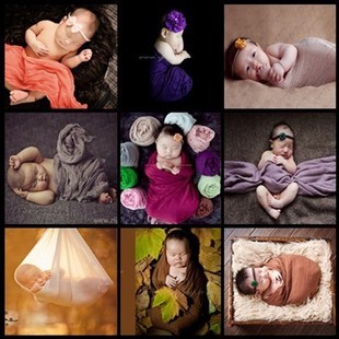 “给百天宝宝拍照，妈妈要知道。” 满月宝宝拍照如何裹布