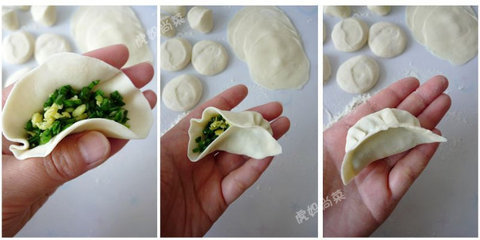 韭菜鸡蛋水饺--3招防止饺子馅出水 韭菜肉饺子馅的做法