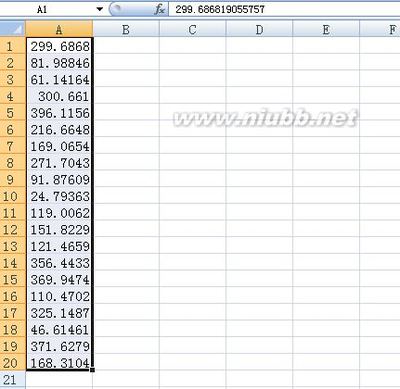 如何在Excel中生成均匀分布的随机数 产生均匀分布的随机数