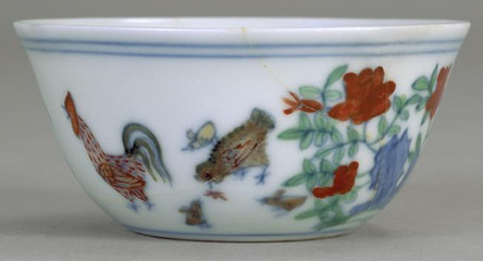 第七篇北京故宫博物院成化斗彩鸡缸杯真伪考 成化斗彩鸡缸杯的价格