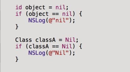 nil、Nil、NULL和NSNull的理解 nil null区别