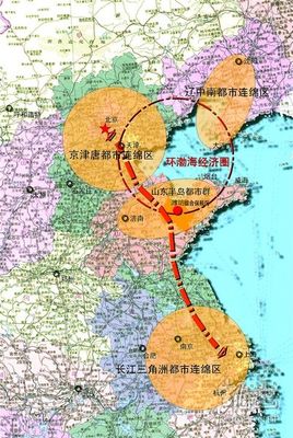 解读“环渤海经济圈” 环渤海经济圈新地图