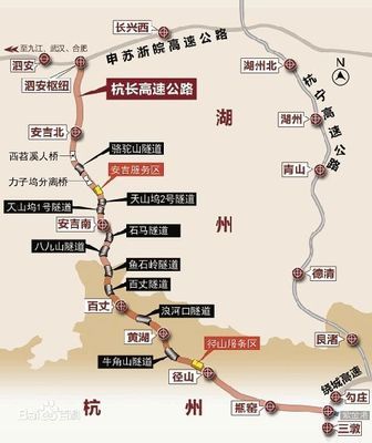G50申苏浙皖(沪渝)高速出入口、服务区、里程数及风景点 地下车库出入口数量