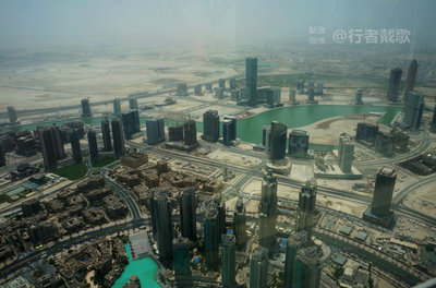 世界第一高楼上俯瞰迪拜，沙漠上的奇迹 迪拜沙漠奇迹