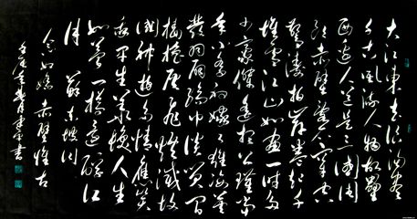 [转载]苏东坡书法有特点 苏东坡赤壁怀古书法