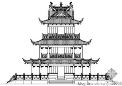 中国古代建筑形式与风格 中国古建筑屋顶平面图