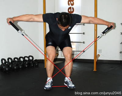 弹力绳力量训练技巧（01）：肩部三角肌