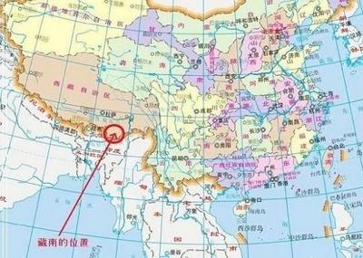 中国藏南地区卫星地图 藏南地区中国实控多少
