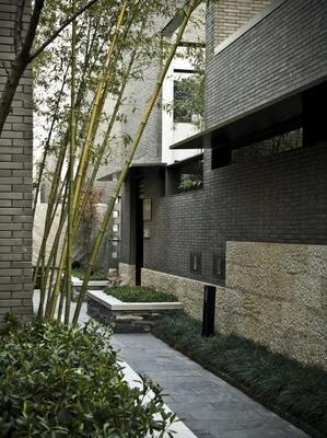 上海万科第五园现代中式居住区园林景观设计 新中式园林景观