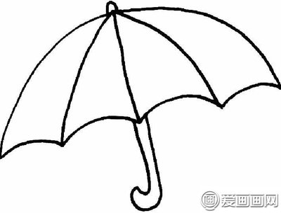 雨伞简笔画图片 伞的简笔画图片大全