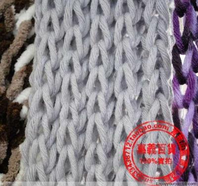 细毛线围巾镂空编织方法,毛线围巾编织图解 镂空花样毛线打法图解