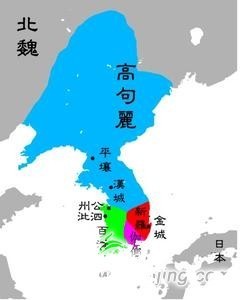 朝鲜半岛历史上的三国鼎立 朝鲜半岛历史地图