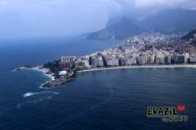 巴西：直升飞机鸟瞰里约热内卢RiodeJaneiro