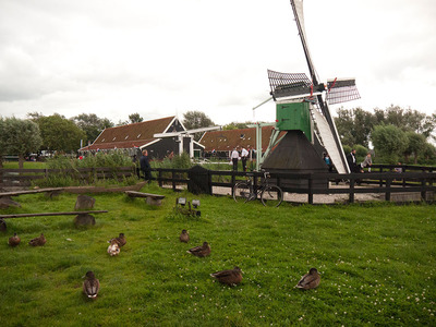 荷兰大叔和他的菲特粗薯条小屋 手工制作荷兰风车小屋