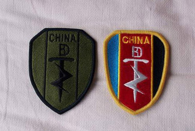 中国陆军特种部队通用臂章“利剑闪电” 南国利剑臂章