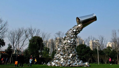 北京国际雕塑公园感受万米长跑之乐（原创） 静安雕塑公园
