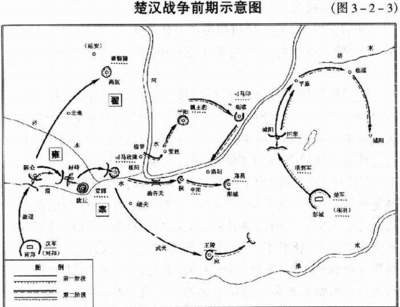 我绘制的楚汉战争地图 楚汉全面战争