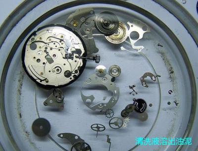 钟表洗油手表构造与手表洗油详细图解教程 钟表的构造