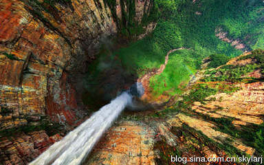 【委内瑞拉】天使瀑布——飞流直下三千尺，疑是银河落九天！ 委内瑞拉瀑布