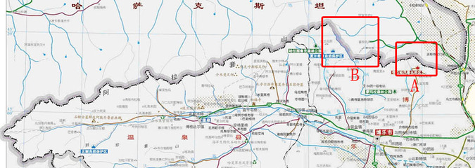 我国的边界(三)中哈、中吉、中塔、中阿边界 美国塔吉特公司 中国