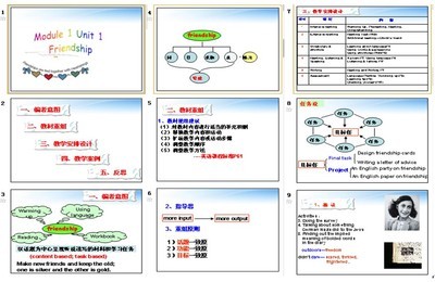 Book1unit1Friendship教学设计 unit1 friendship课件