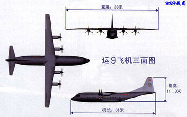 中国运9新型战术运输机 运9运输机