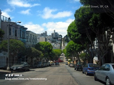 最考车技的九曲花街——旧金山不可不看的点（2） 旧金山的九曲花街