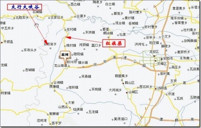 河南林县红旗渠 河南林县地图