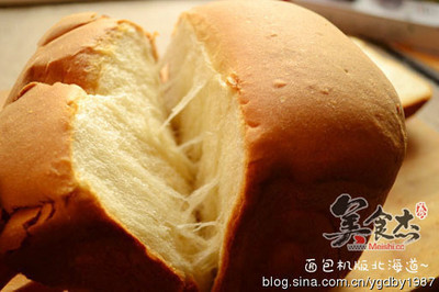 用面包机做面包的5大秘诀——【面包机版北海道吐司】 北海道吐司 面包机