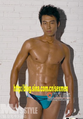 CCTV模特大赛男模泳装写真(2) cctv男模泳装展示