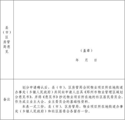 《郑州市物业管理区域划分规定》 郑州市各区域划分图