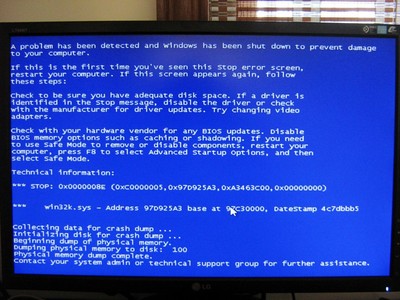 电脑蓝屏报0x0000008E蓝屏错误该怎么解决 xp蓝屏代码0x0000008e