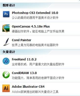 广告设计用什么软件好 平面设计必须会的软件