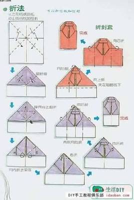 图解多种信纸的折法 折信纸大全图解