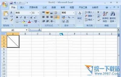 怎么在Excel表格中加斜线 excel2007怎么加斜线