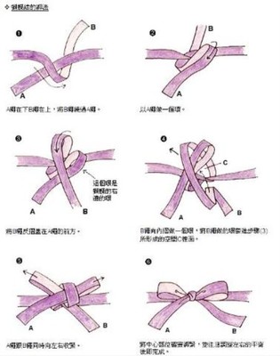 大衣蝴蝶结的系法图解 大衣腰带蝴蝶结的系法