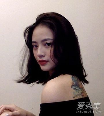 女生齐肩发型图片 中短发发型图片2016女