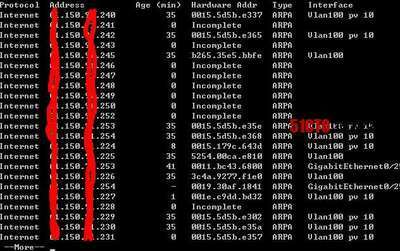 解决“无法清除ARP缓存”的问题 cisco清除arp缓存命令